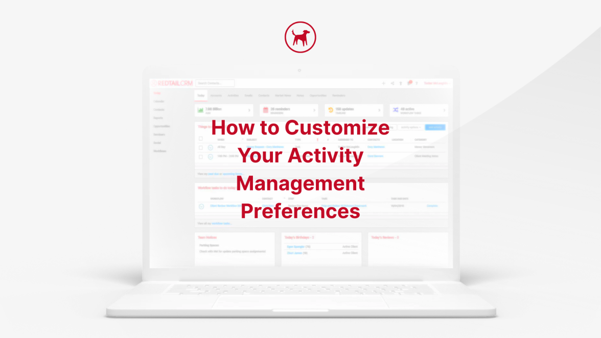 How to Manage Your Redtail CRM