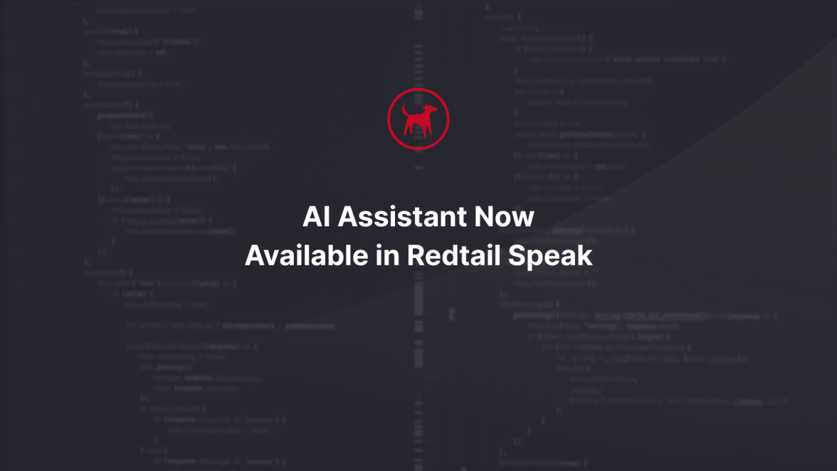 Redtail release notes highlight